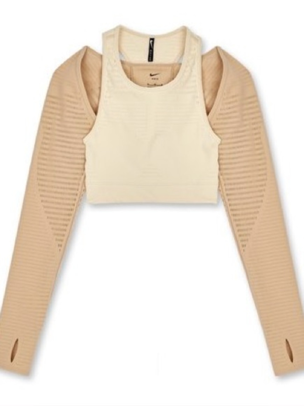 Nike NRG x MMW Seamless Shrug Bolero Beige